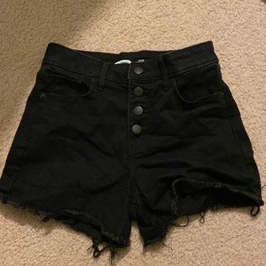 Old Navy size 2 black Jean shorts
